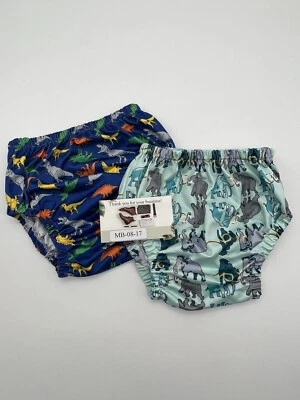 Two Baby Diaper Covers Dinosaur Prehistoric Animals 4T - Image 1 of 4