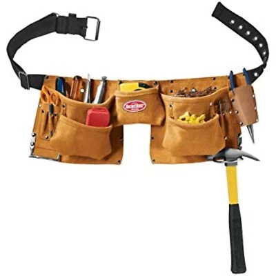 Bucket Boss - 11 Pocket Suede Leather Apron, Tool Belts - Original Series - Image 1 of 3