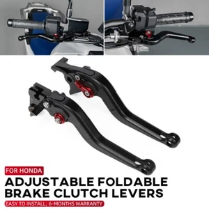 CNC Short Brake Clutch Levers For HONDA CB750 Hornet 750 XL750 Transalp 750 2024 - Foto 1 di 24