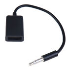 3.5mm Male AUX Audio Plug Jack To USB 2.0 Female Converter Cable Cord Car MP SN?