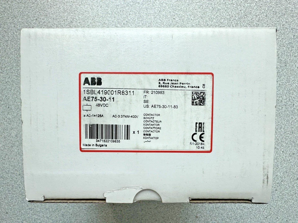 ABB AE75-30-11 Contactor DC24V AE75-30-11 Fast delivery