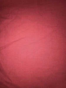 Rosso mirtillo rosso 3+yd. Tessuto tessuto misto poli tinta unita x 44" cucito abbigliamento artigianato - Foto 1 di 6