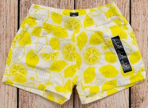 Girls Sz S Linen Shorts Lemon Print Pockets NWT GAP Kids - 318950 - Picture 1 of 2