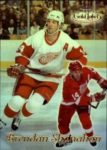 1999-00 Topps Gold Label Class 1 Red Wings Hockey Card #55 Brendan Shanahan