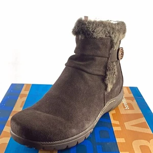 BARETRAPS Cammy Leather Faux Fur Waterproof Bootie Womens Size 10 **NIB - Picture 1 of 10