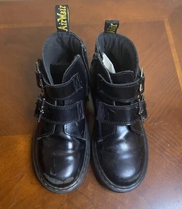 Bota Dr. Martens Niños Devon Bex Negra EE. UU. Talla 3 Juvenil Ver Fotos - Imagen 1 de 9