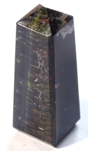 SCHÖNER KLEINER BLAUER TIGERAUGE TURM / OBELISK 4,4 x 1,5 cm 19,95 gm - Mut #11 - Bild 1 von 6