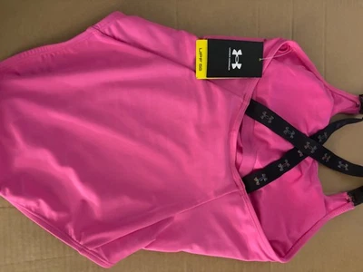 Traje de baño Under Armour UPF 50 de una pieza REBELDE/ROSA/para mujer talla 14 nuevo con etiquetas Foto 1 de 4