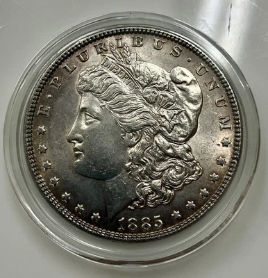 1885 p Morgan Silver Dollar BU - Toner - Image 1 of 4
