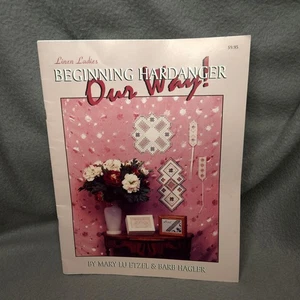 Vintage 1997 Linen Ladies Beginning Hardanger Our Way Embroidery Pattern Booklet - Picture 1 of 4