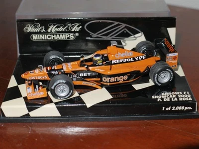 Minichamps Formula 1 1:43 Scale Pedro De La Rosa Arrows 2000 Showcar Signed! - Image 1 of 4