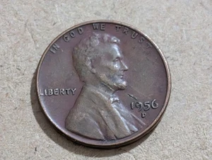1956-D Lincoln Wheat Cent - Exact Coin Shown Circulated Ungraded Uncertified  - Picture 1 of 2