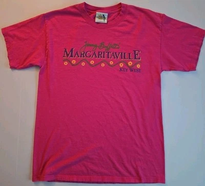 Camiseta De Colección Jimmy Buffett Margaritaville Key West Florida L Puntada Única-USADA EN EXCELENTE ESTADO Foto 1 de 4