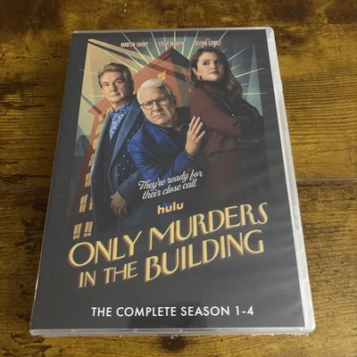 Only Murders In The Building: The Complete Season 1-4 (DVD) Selena Gomez NEW - Image 1 of 2