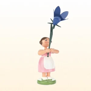 WEHA Blumenkind Sommerblumenmädchen mit Sommerglockenblume ca. 12cm, 1116 - Bild 1 von 1