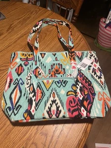 Vera Bradley Villager Pueblo Zipper Closure Tote Bag Purse - Picture 1 of 4