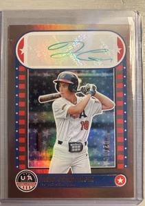 Panini Stars & Stripes Jared Grindlinger 2025 lámina de oro radiocontrol automático #d 2/10 SP verde - Imagen 1 de 2