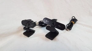 Job Lot 2x Various Mixed Assorted 1080p FULL HD USB Webcams - Afbeelding 1 van 10