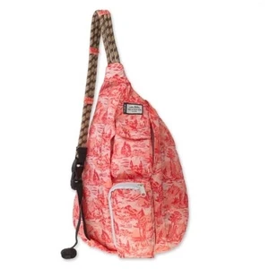 Kavu Women’s Mini Rope Sling Orange Landscape Backpack  - Picture 1 of 17