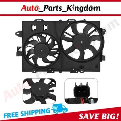 Conjunto de ventilador de refrigeración condensador de radiador para Pontiac Torrent Chevrolet 2006-2008 Foto 1 de 4