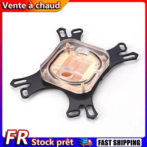 Bloc d'eau CPU refroidisseur d'eau, radiateur de refroidissement d'ordinateur po - Afbeelding 1 van 8