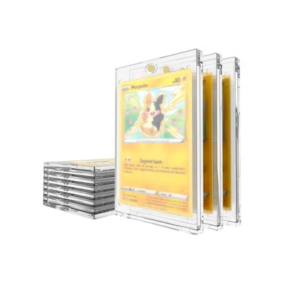 Avizar Pack de 10 Protections pour Cartes de Collection en Acrylique Transparent - Photo 1/3