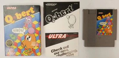 Qbert Q Bert Nintendo, 1985 - NES CIB Complete Great Condition - TESTED - Image 1 of 4