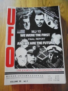 Journal of UFO Investigation Vol 10 No 1 - VERY GOOD condition - MJ-12 - Foto 1 di 1