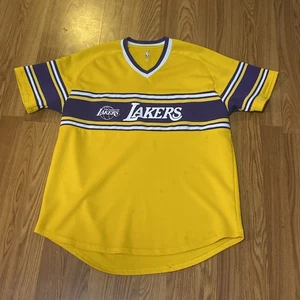 NBA Yellow Pull-over Basketball Jersey Lakers Men - Size M - Picture 1 of 7