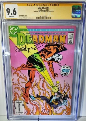 JOSE GARCIA-LOPEZ SIGNED DEADMAN 4 (1986)-CGC SS 9.6! FREE SHIPPING! - Image 1 of 2