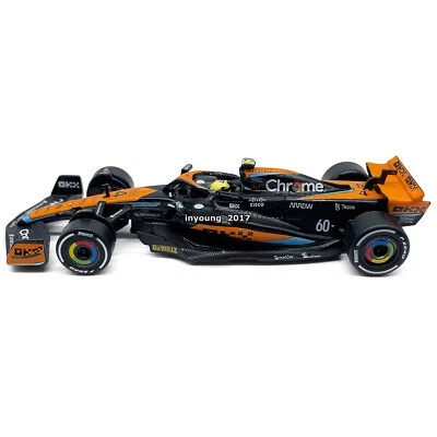 1/43 2023 F1 McLaren MCL60 Model Car Diecast Collectible Vehicle Lando Norris 4 - Image 1 of 4