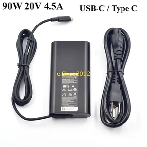 Cargador adaptador de corriente USB-C de 90 W para Dell Precision 5550 5560 5570 5750 5760 5770 - Imagen 1 de 7