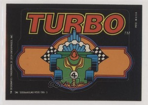 1983 Topps Video City Sega Turbo Turbo (Two Star Back) #TURB.2 0lk4