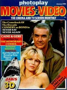 Photoplay Movies & Video (UK) - Jan. 1984 - Sean Connery, Kim Basinger, Travolta - Picture 1 of 3