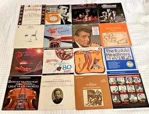 Mixed Vintage Records Lot 16 Used Untested 1970's TWA Silk Stockings Peggy Lee++ - Picture 1 of 2