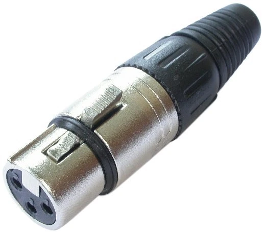 NEW TIDE 91M-001-3S; Conector XLR Audio, 3 polos