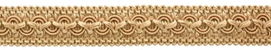 1" Beautiful Gimp Braid Trim Champagne Gold [By The Yard] - Picture 1 of 1