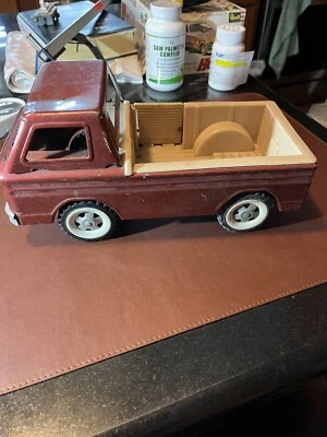 Vintage Structo Deluxe Dumper Gray Pressed Steel Dump Truck USA - Image 1 of 4