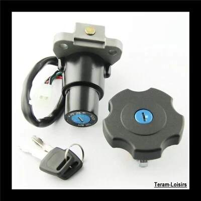 Kit Contacteur Neiman 4 fils Clé Bouchon Serrure pour Yamaha 600 XT NEUF FRANCE - Photo 1/2