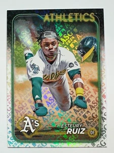 2024 Topps Esteury Ruiz All-Star Game Foil ASG #21 Oakland Athletics - Picture 1 of 2
