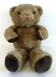 Russ Carnaby Plush 14" Brown Bear Machine Washable Made in Korea  #4717 - Picture 1 of 7