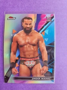 2021 Topps Finest WWE REFRACTOR Jinder Mahal #16 RAW wrestling card - Picture 1 of 2