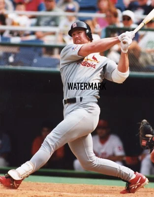 Mark McGwire St. Louis Cardinals 1997 8x10 "tipo 1" fotografía papel Kodak Foto 1 de 2