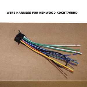 NEW WIRE HARNESS FOR KENWOOD KDCBT768HD KDC-BT768HD Extra Long Ground - 12" - Picture 1 of 1