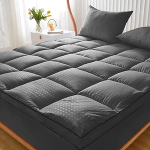 Extra Thick Queen Mattress Topper, Cooling Mattress Pad Cover, 2" Mattress Toppe - Picture 1 of 7