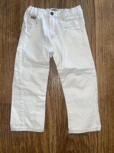 BURBERRY white trouser pant Jeans girl kid. Size 3T - Picture 1 of 11