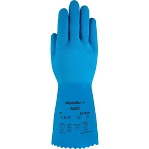 Guantes de látex resistentes a productos químicos Ansell AlphaTec 87-029 talla 11 (GH4) - Imagen 1 de 3