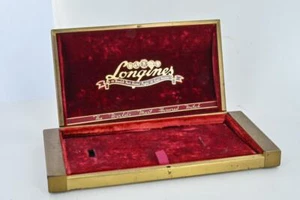 Vintage Longines Metal Watch Box - 28 Gold Medals - The Worlds Most Honored - Picture 1 of 7