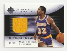 2005-06 Upper Deck Ultimate Collection Jerseys Magic Johnson  89/99