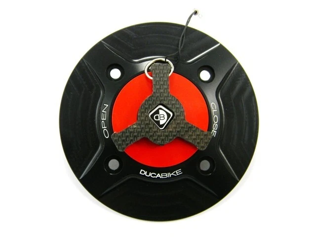 Tapa del tanque de combustible Ducabike Ducati Streetfighter V4 - negro-rojo Foto 1 de 1